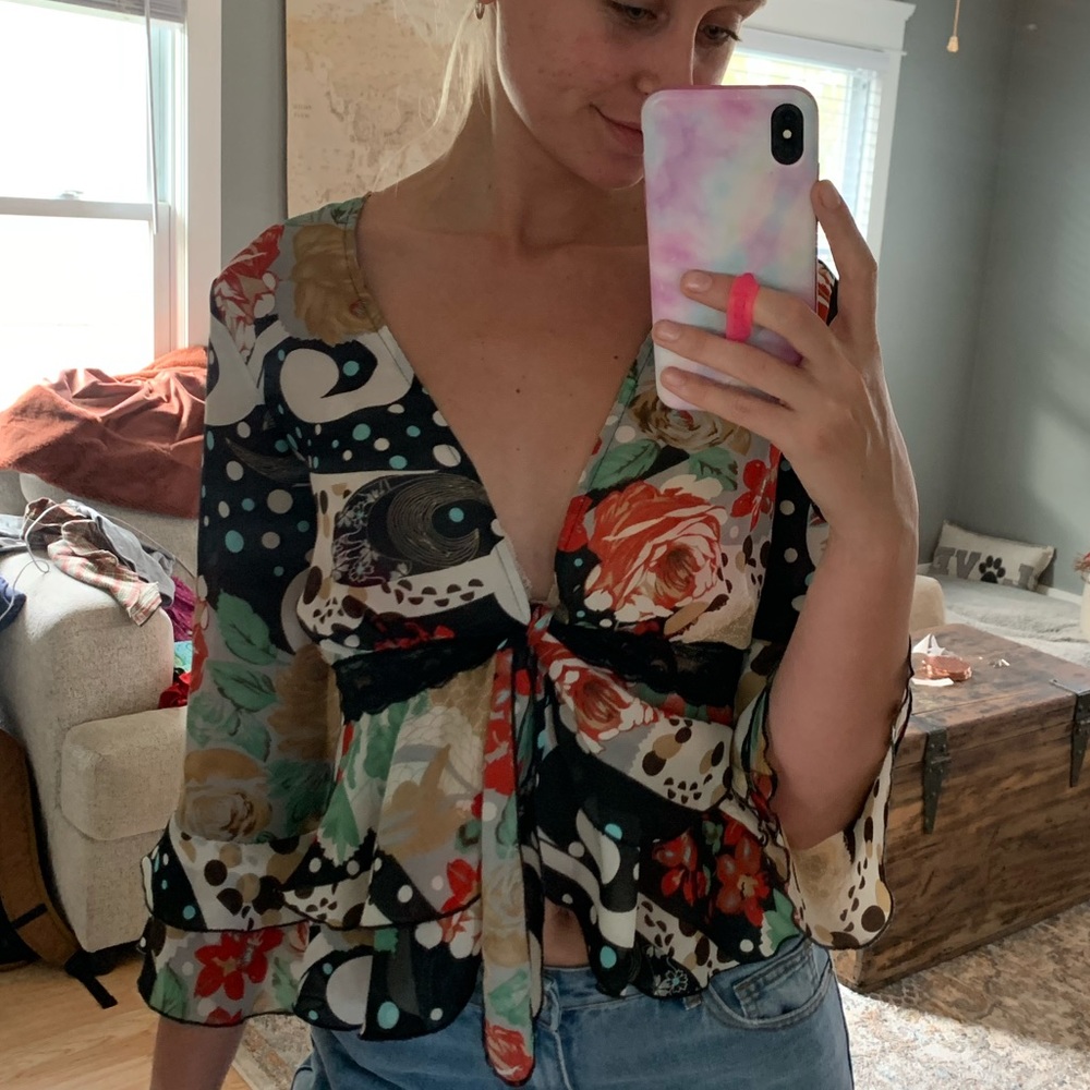 Vintage lace top